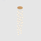 Lustra Suspension Lampe Céramique Florale Blanche - Neutralighting