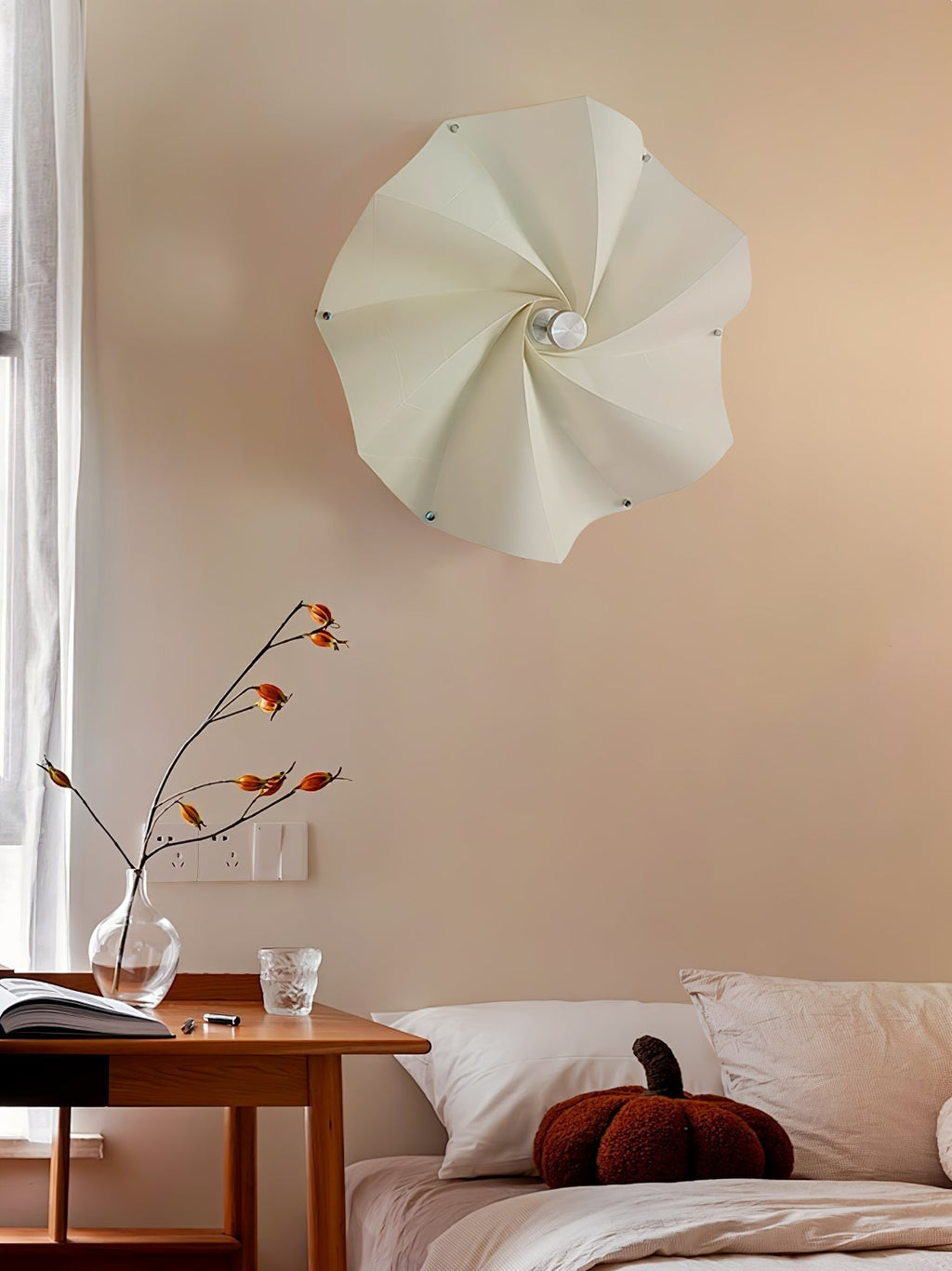 Vadorir Spiral Fabric Pendant Light - Neutralighting