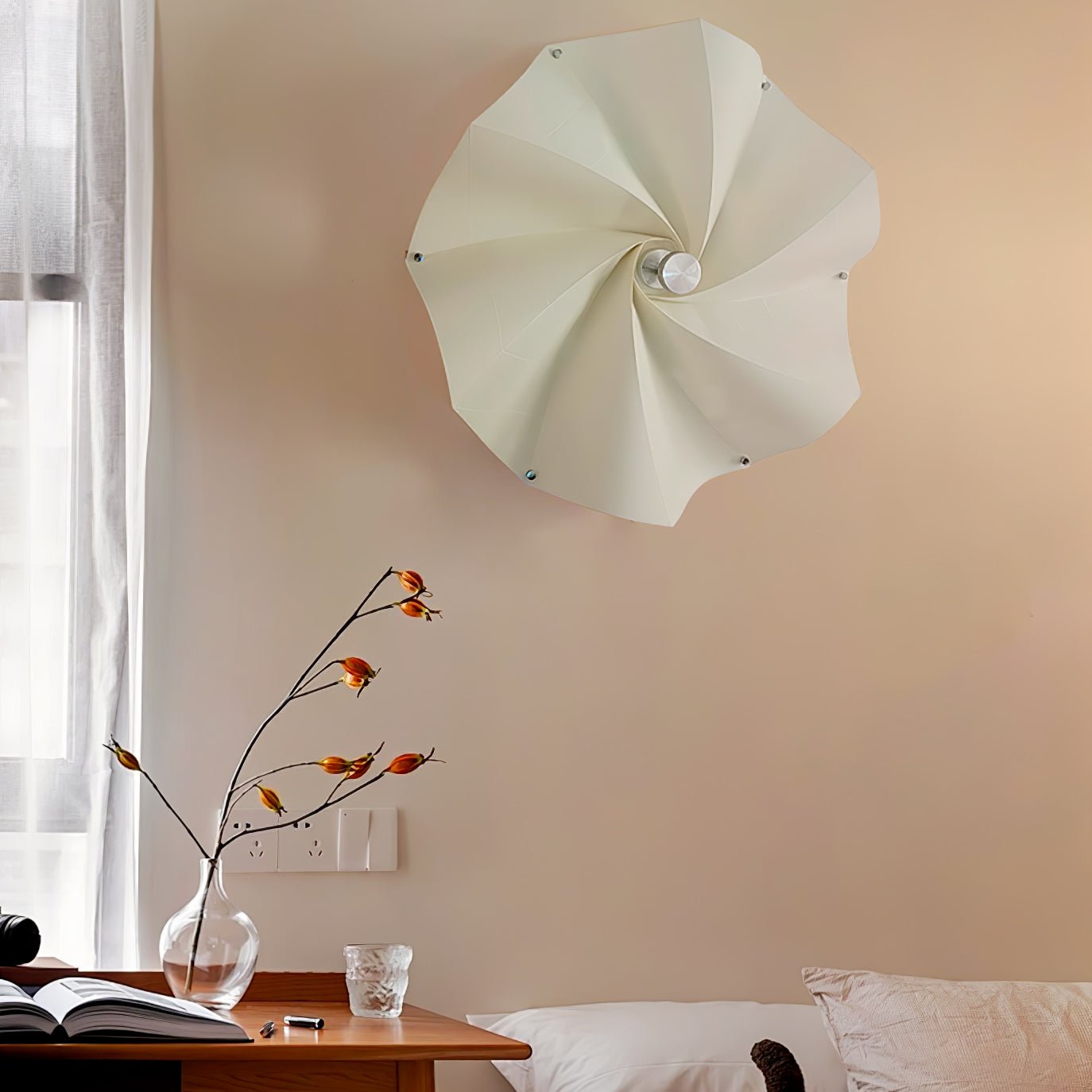 Vadorir Spiral Fabric Pendant Light - Neutralighting
