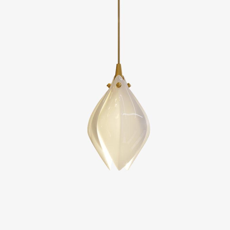 Lustra Suspension Lampe Céramique Florale Blanche - Neutralighting