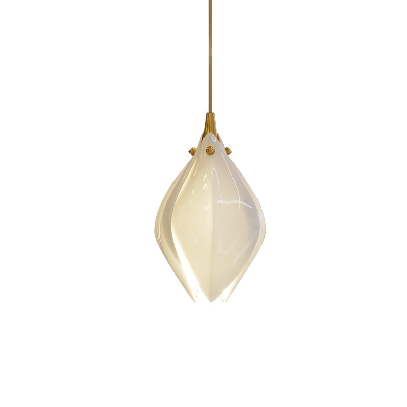 Lustra Suspension Lampe Céramique Florale Blanche - Neutralighting