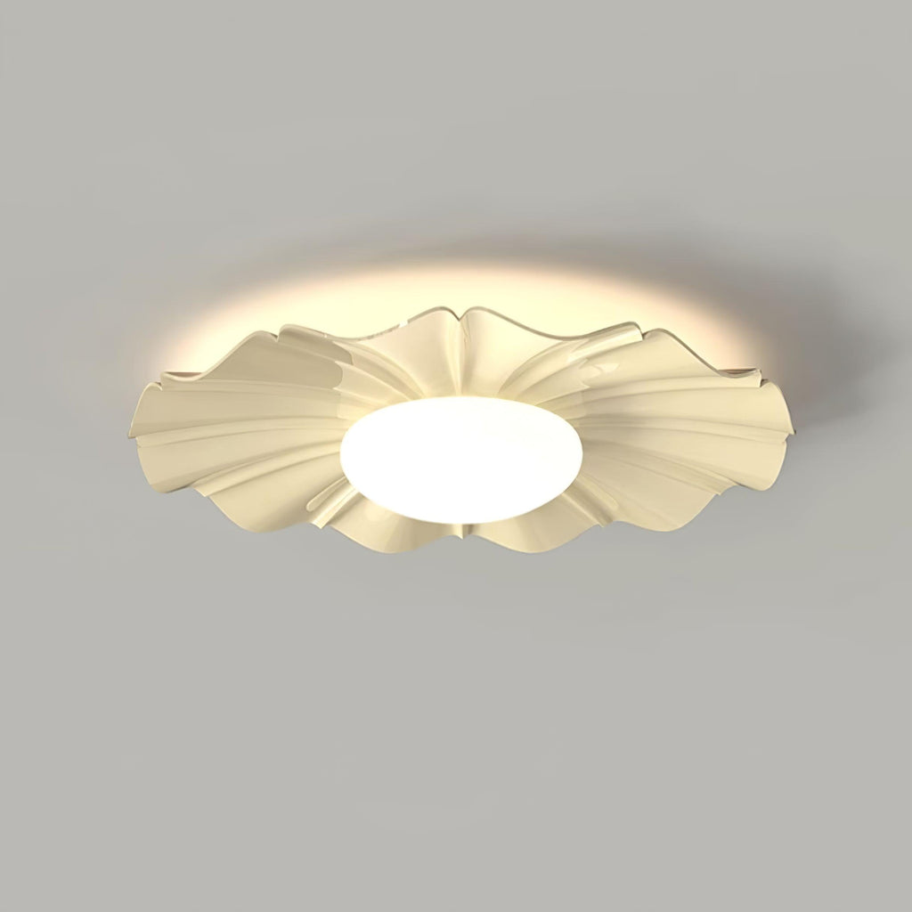 Lustra Plafonnier Or LED Sculpté pour Chambre - Neutralighting