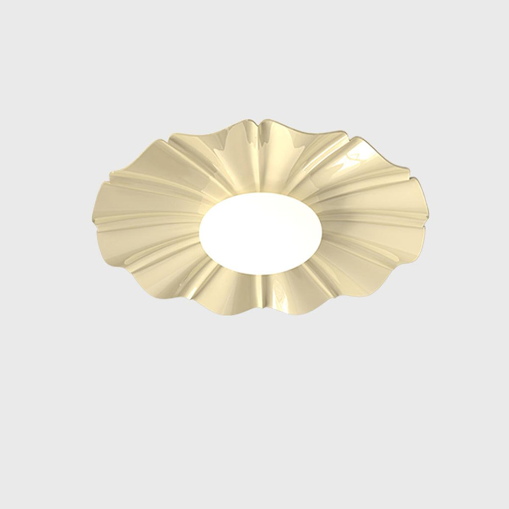 Lustra Plafonnier Or LED Sculpté pour Chambre - Neutralighting