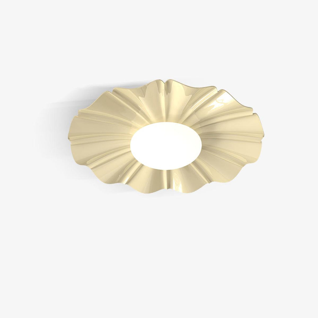 Lustra Plafonnier Or LED Sculpté pour Chambre - Neutralighting
