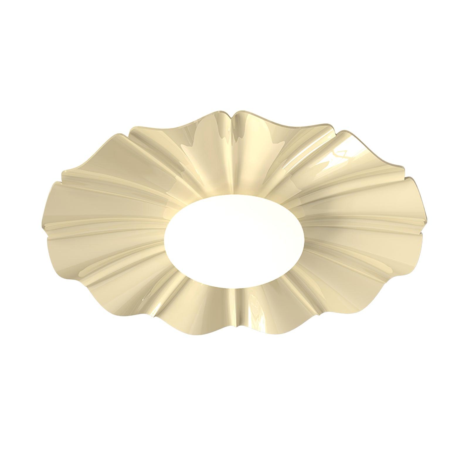 Lustra Plafonnier Or LED Sculpté pour Chambre - Neutralighting