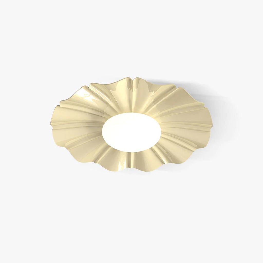 Lustra Plafonnier Or LED Sculpté pour Chambre - Neutralighting