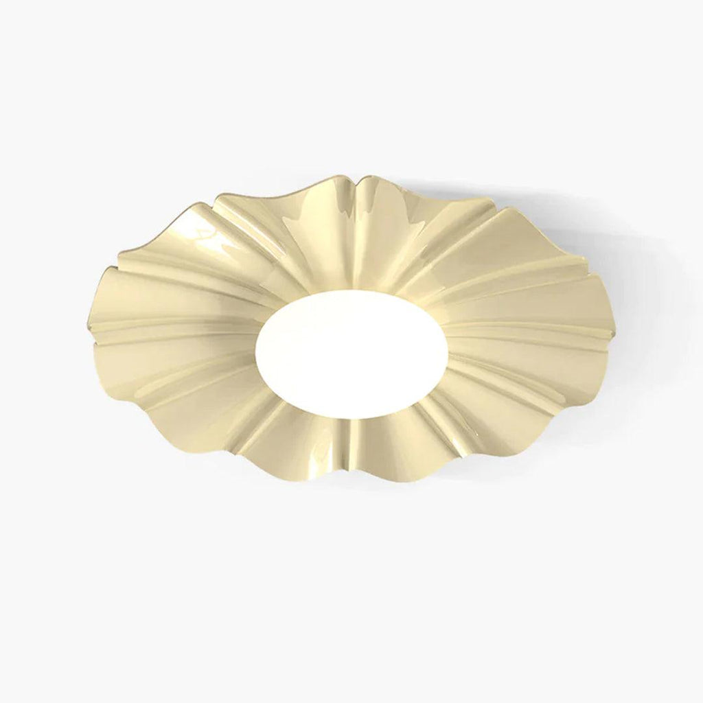 Lustra Plafonnier Or LED Sculpté pour Chambre - Neutralighting