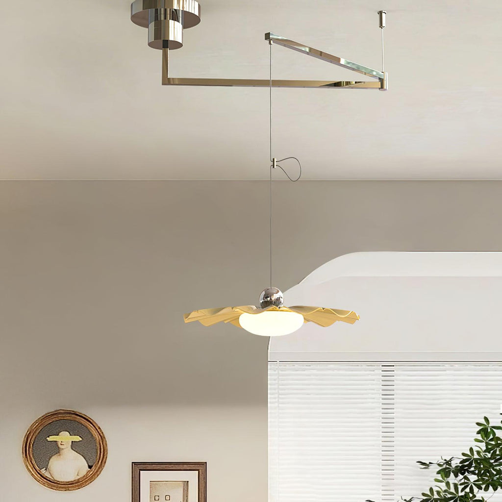 Lustra Suspension Laiton Acrylique Salle à Manger - Neutralighting