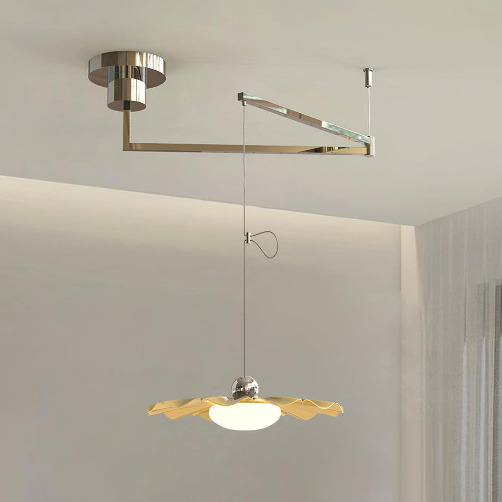 Lustra Suspension Laiton Acrylique Salle à Manger - Neutralighting