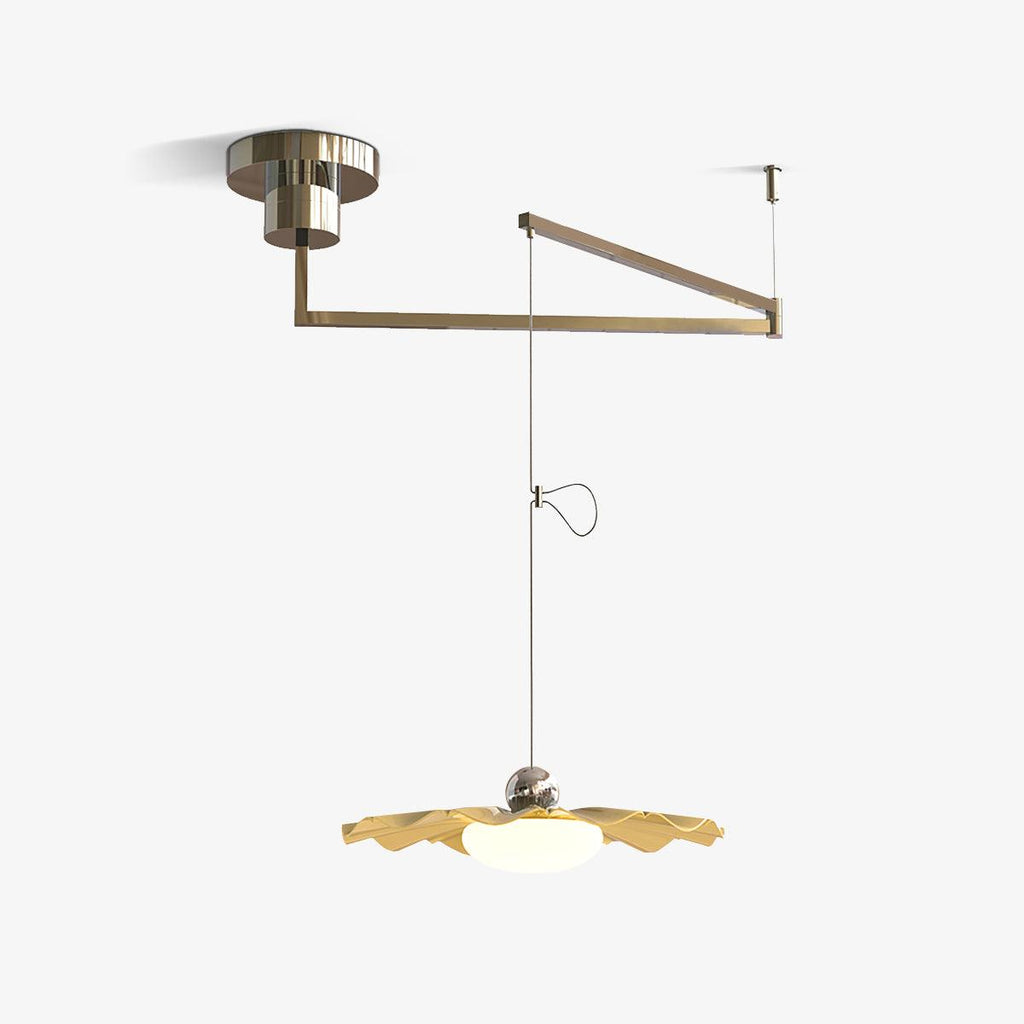 Lustra Suspension Laiton Acrylique Salle à Manger - Neutralighting