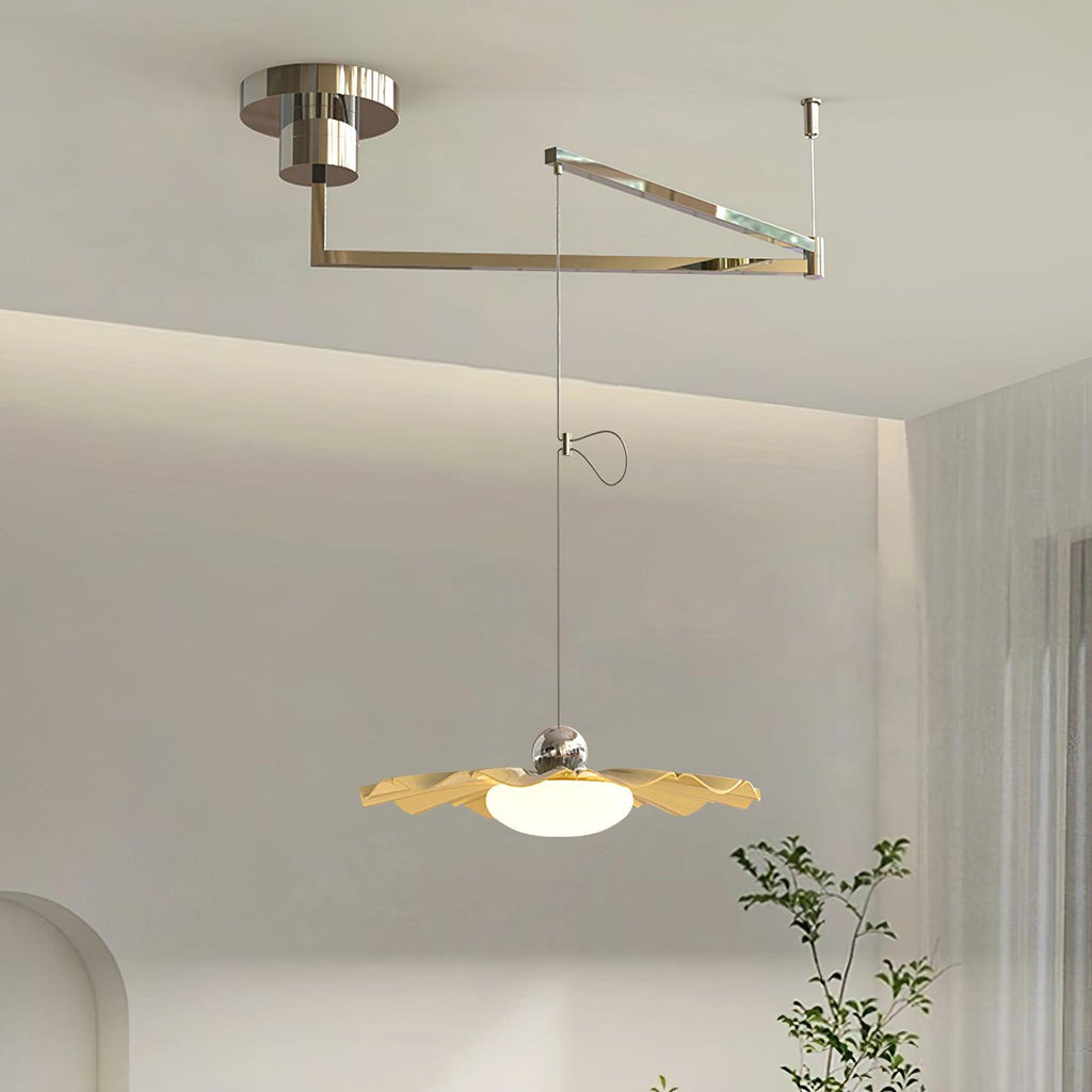 Lustra Suspension Laiton Acrylique Salle à Manger - Neutralighting