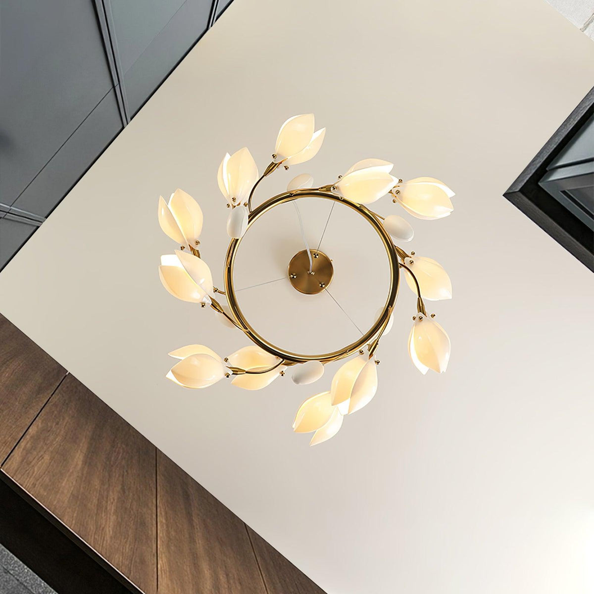 Porcelain Chandelier en Céramique Élégance Premium - Neutralighting