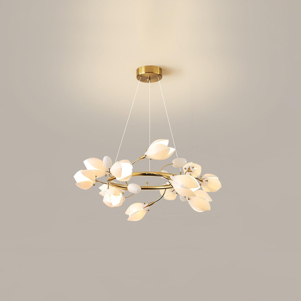 Porcelain Chandelier en Céramique Élégance Premium - Neutralighting