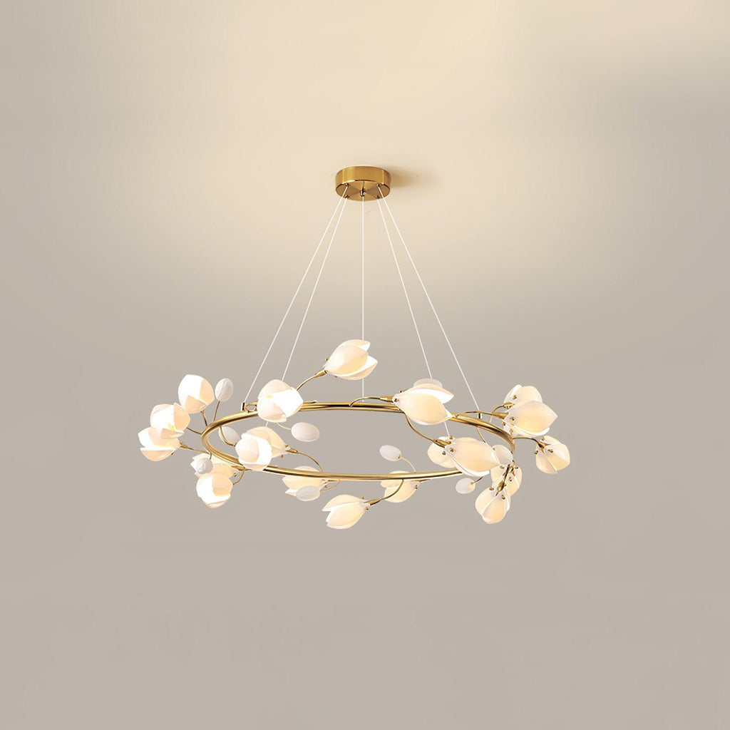 Porcelain Chandelier en Céramique Élégance Premium - Neutralighting