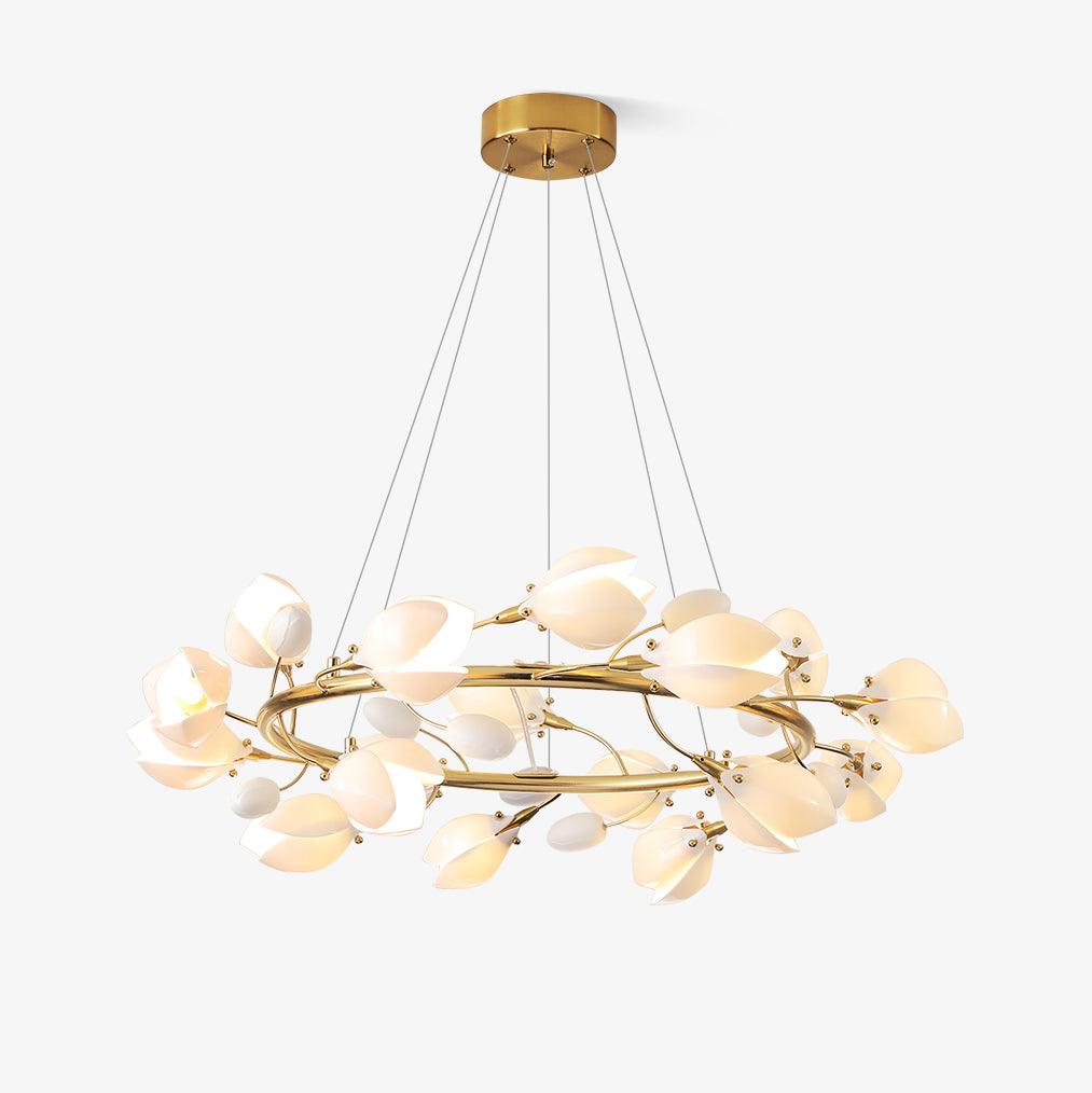 Porcelain Chandelier en Céramique Élégance Premium - Neutralighting