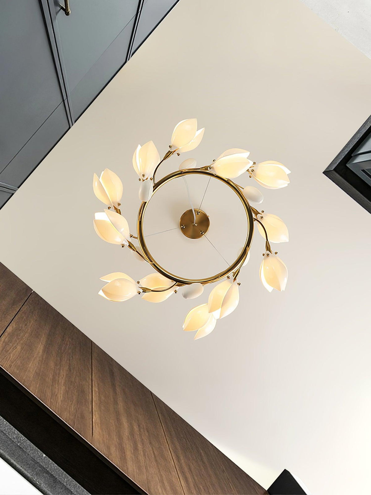 Porcelain Chandelier en Céramique Élégance Premium - Neutralighting
