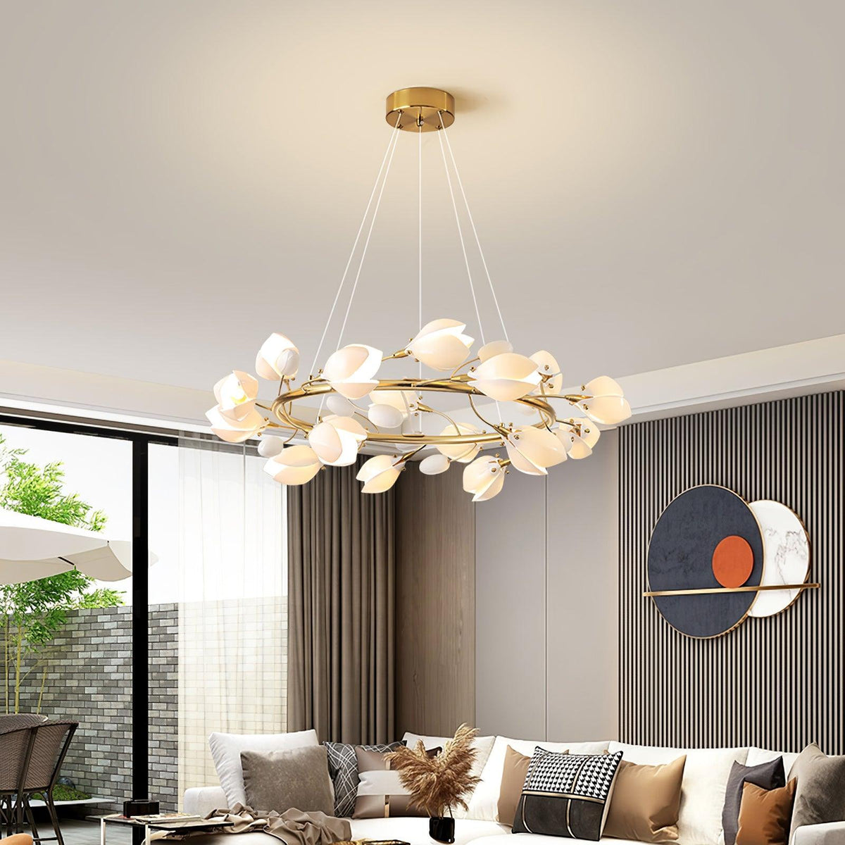 Porcelain Chandelier en Céramique Élégance Premium - Neutralighting