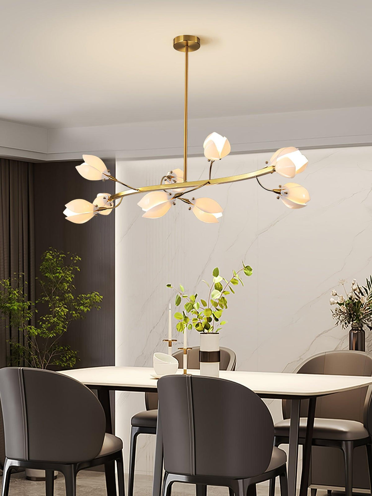 Porcelain Chandelier en Céramique Élégance Premium - Neutralighting