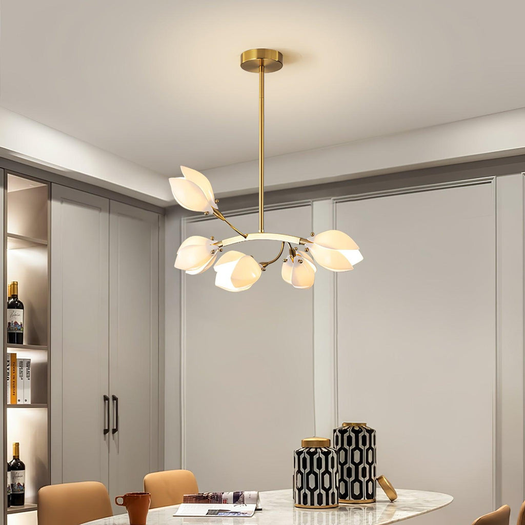 Porcelain Chandelier en Céramique Élégance Premium - Neutralighting