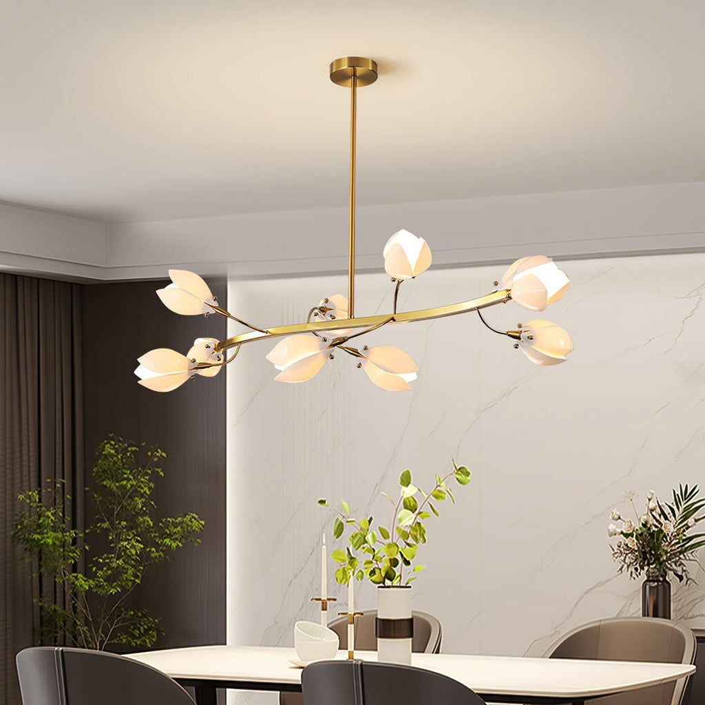 Porcelain Chandelier en Céramique Élégance Premium - Neutralighting