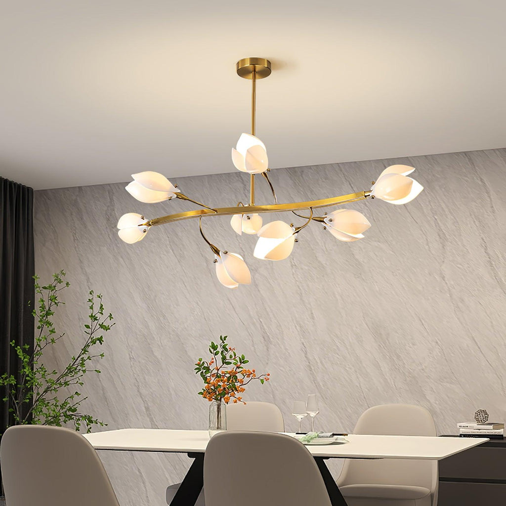 Porcelain Chandelier en Céramique Élégance Premium - Neutralighting