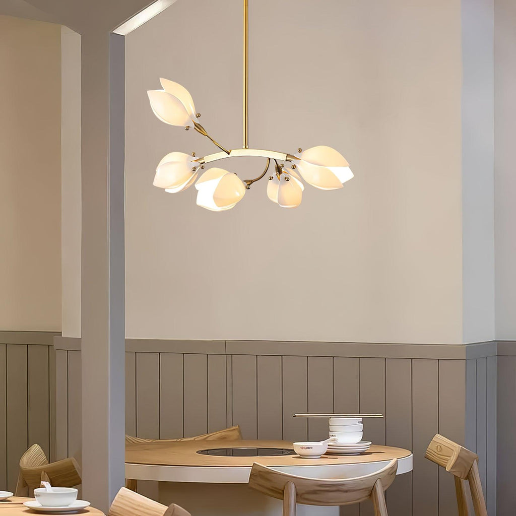 Porcelain Chandelier en Céramique Élégance Premium - Neutralighting