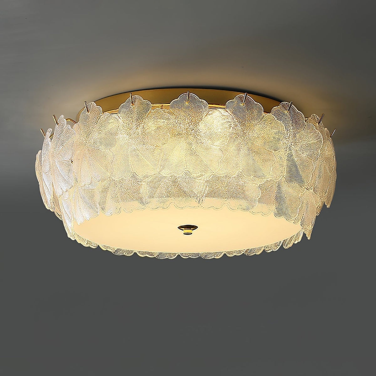 Lydoraris Lampe de Plafond en Verre Cluster de Fleurs - Neutralighting