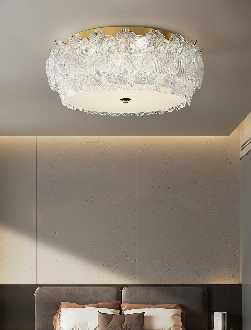 Lydoraris Lampe de Plafond en Verre Cluster de Fleurs - Neutralighting