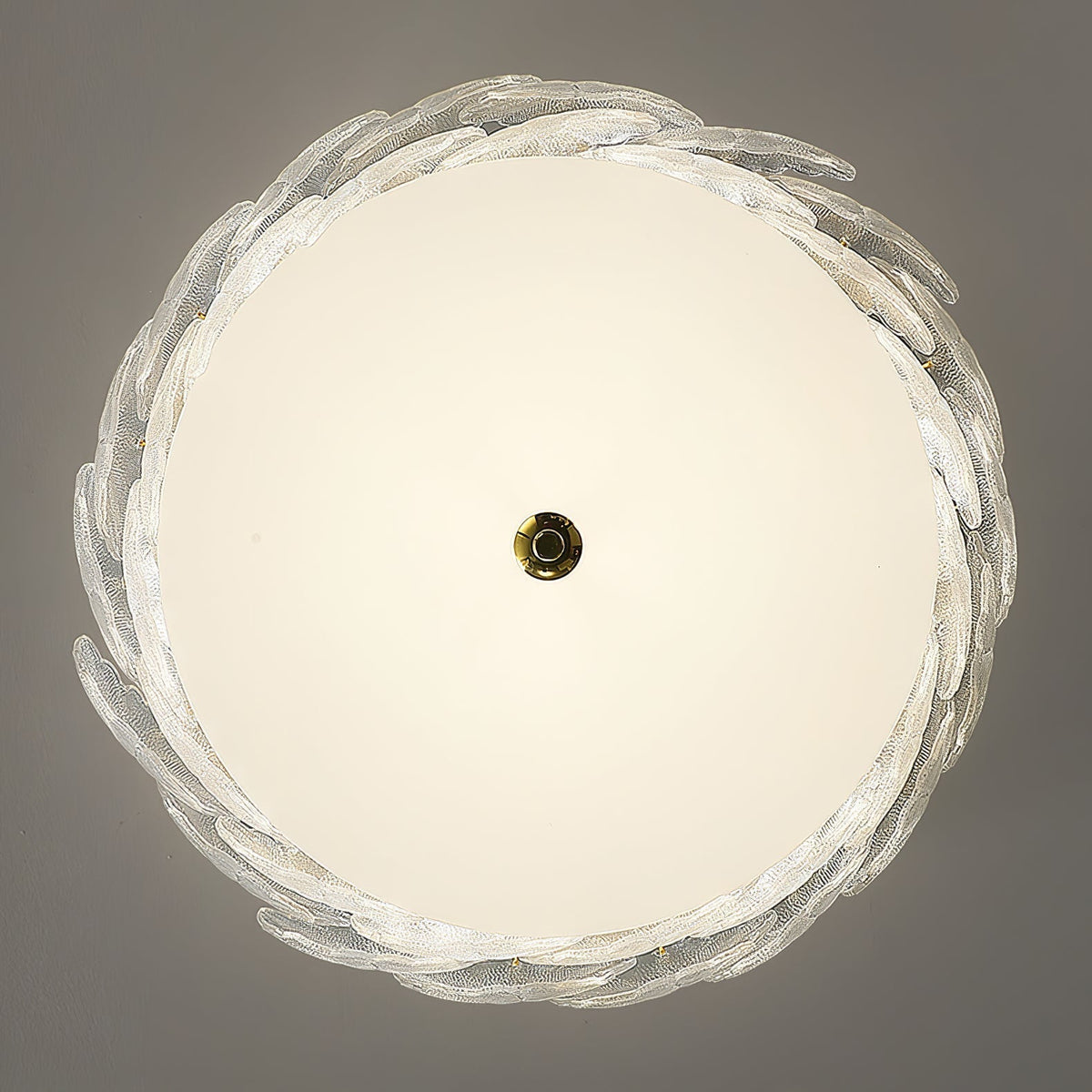 Lydoraris Lampe de Plafond en Verre Cluster de Fleurs - Neutralighting