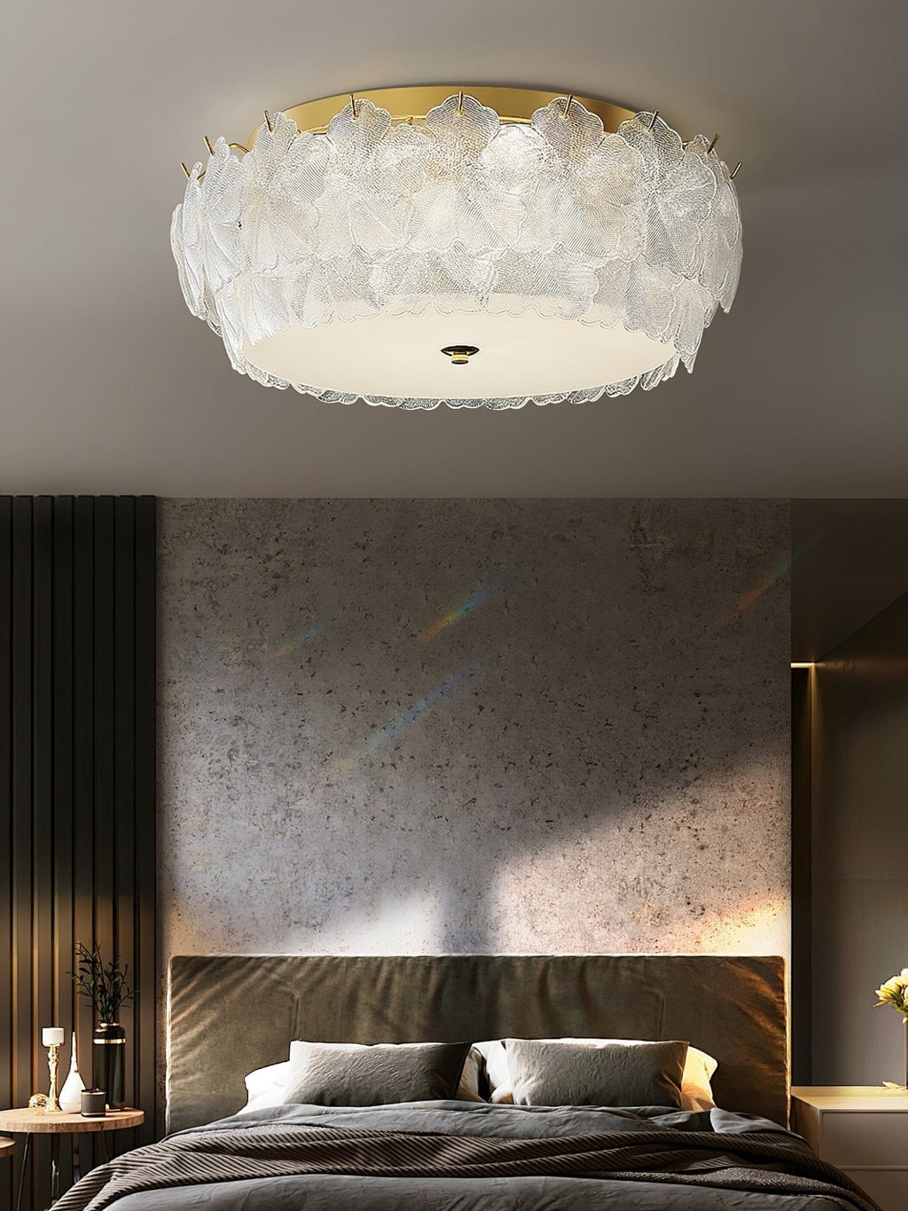 Lydoraris Lampe de Plafond en Verre Cluster de Fleurs - Neutralighting