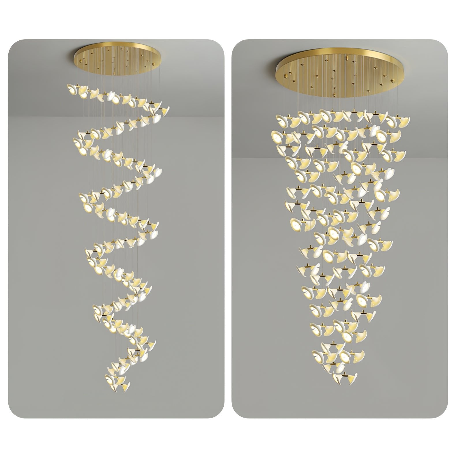 Ernoreth Chandelier en Céramique de Luxe - Neutralighting
