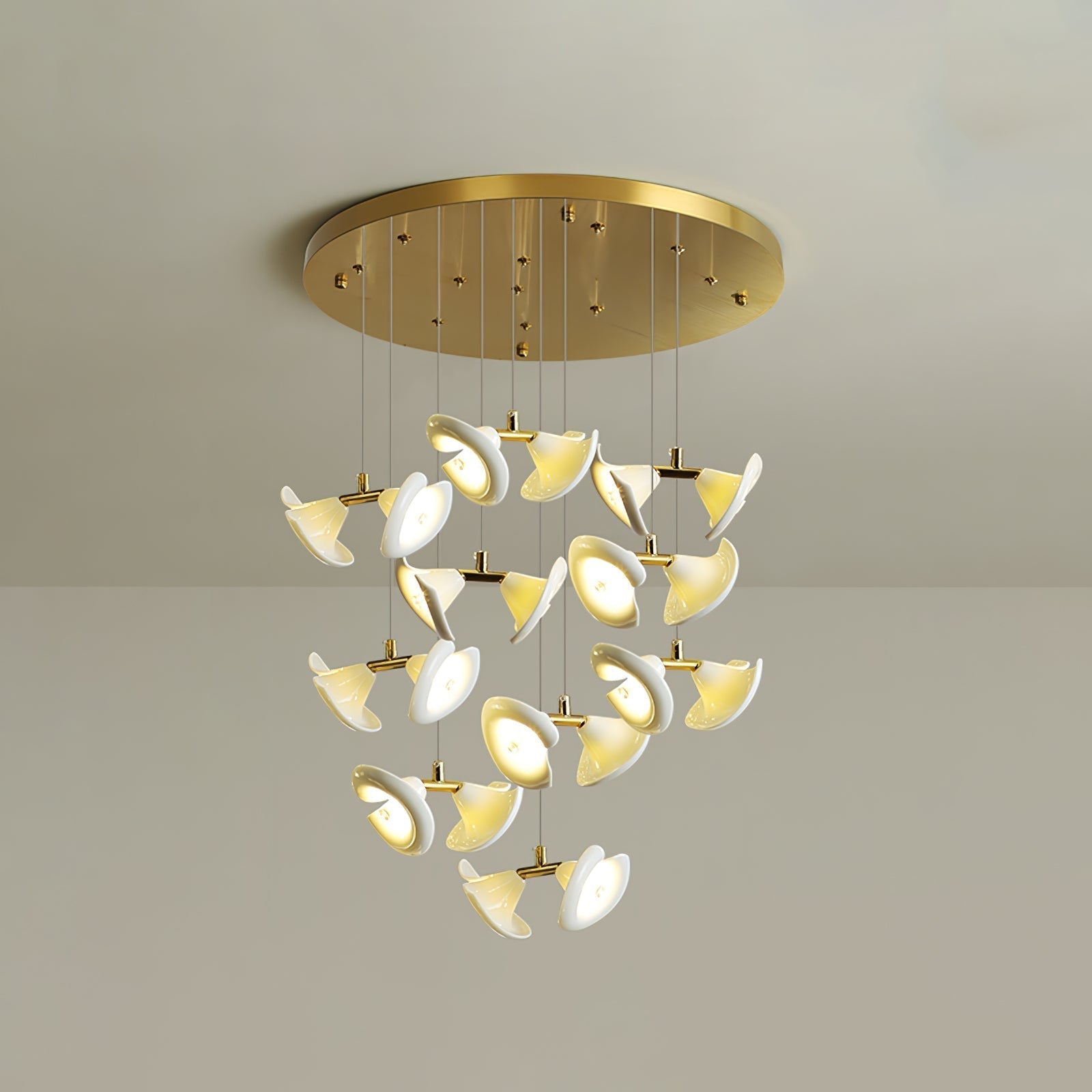 Ernoreth Chandelier en Céramique de Luxe - Neutralighting