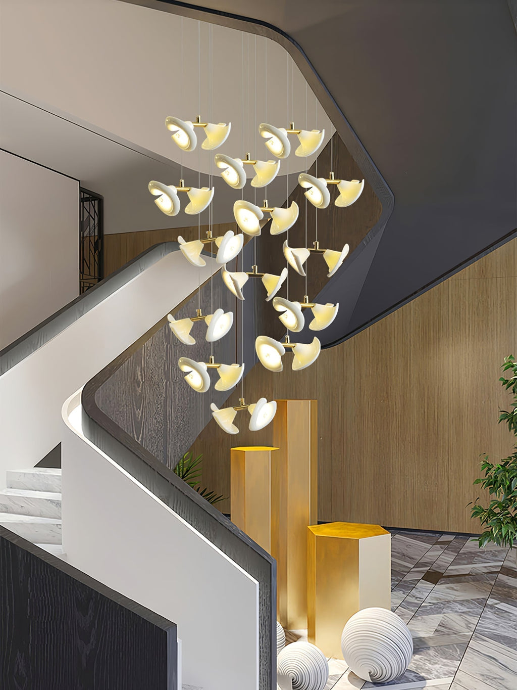 Ernoreth Chandelier en Céramique de Luxe - Neutralighting