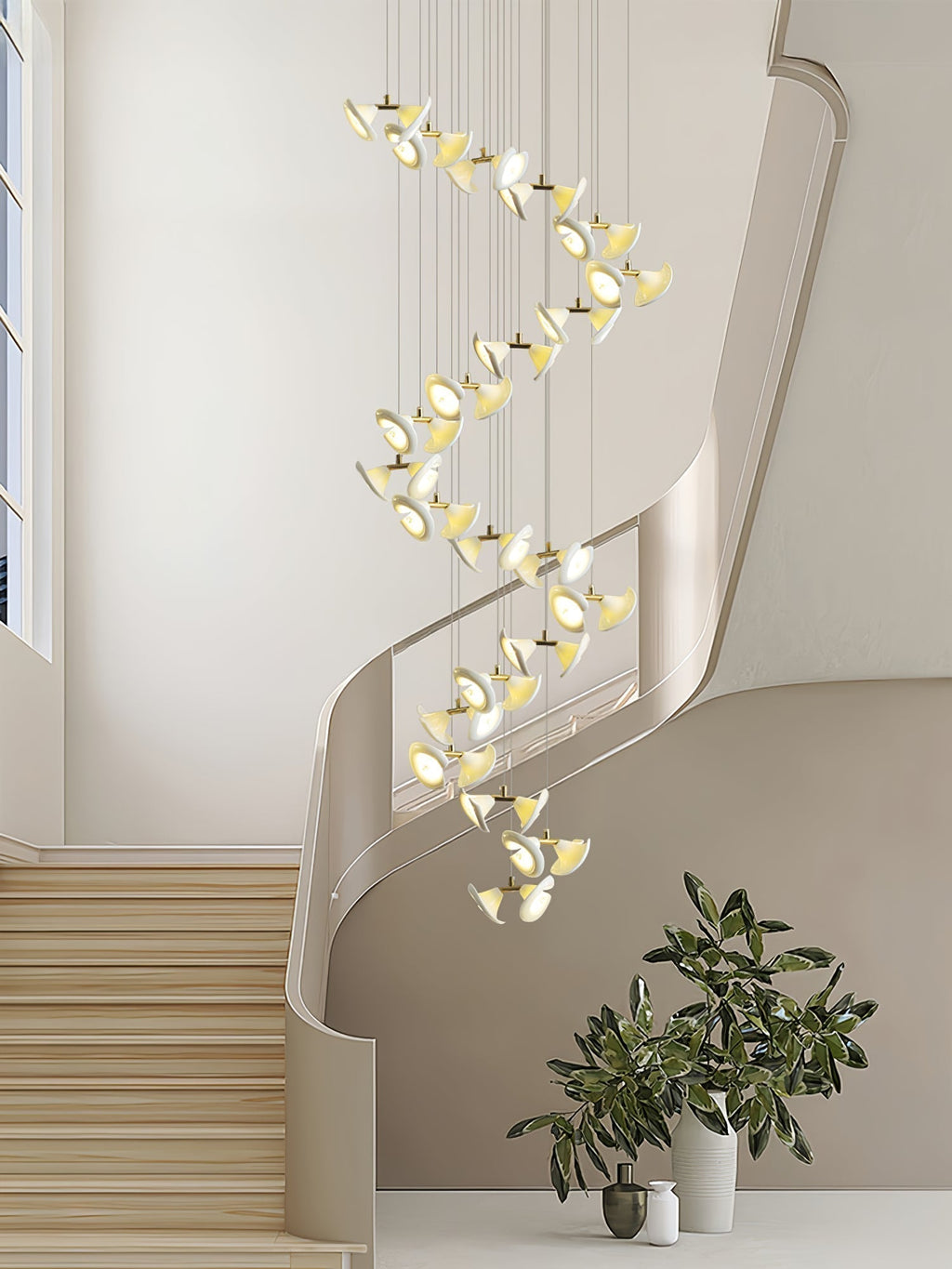 Ernoreth Chandelier en Céramique de Luxe - Neutralighting