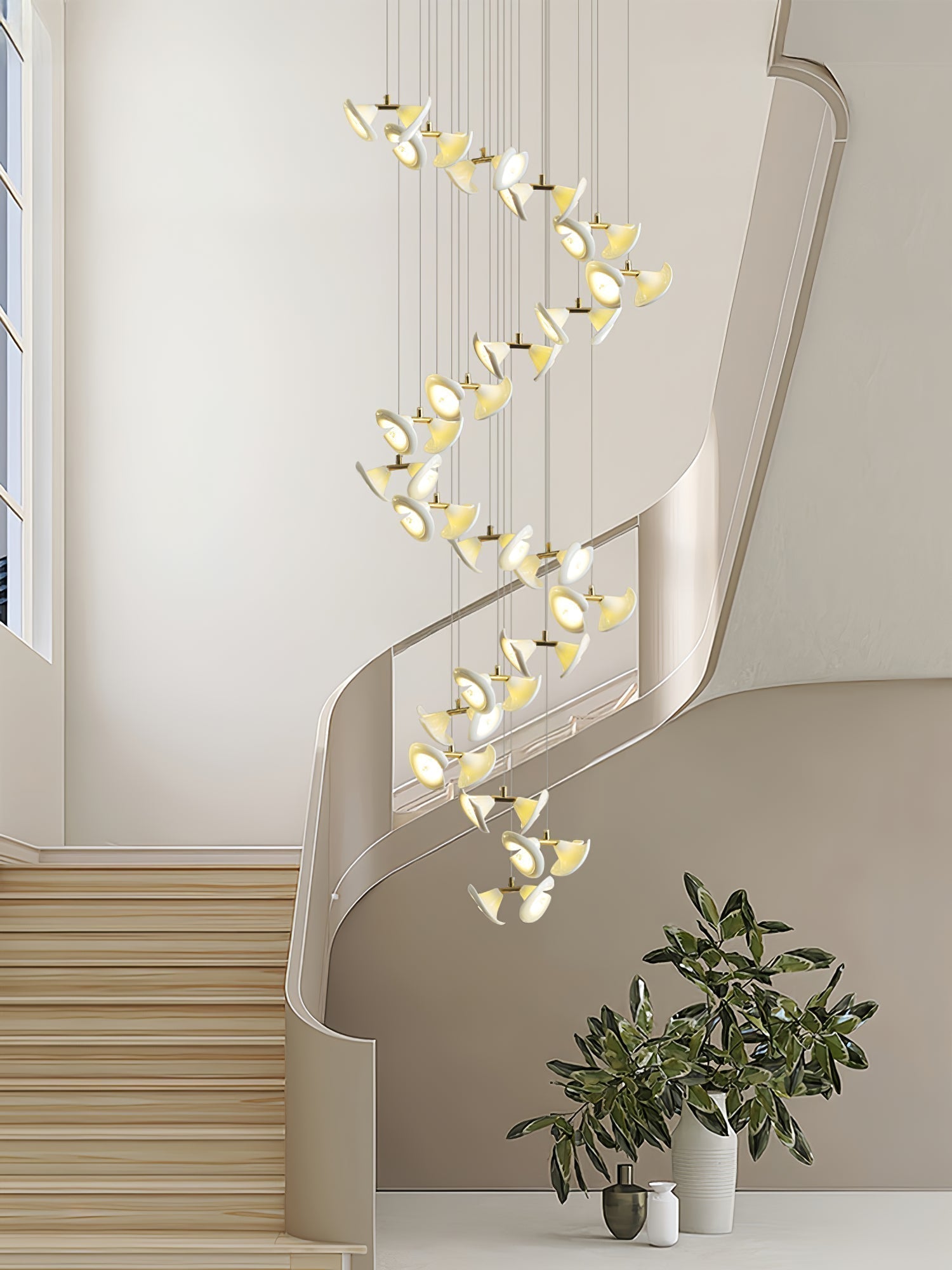 Ernoreth Chandelier en Céramique de Luxe - Neutralighting