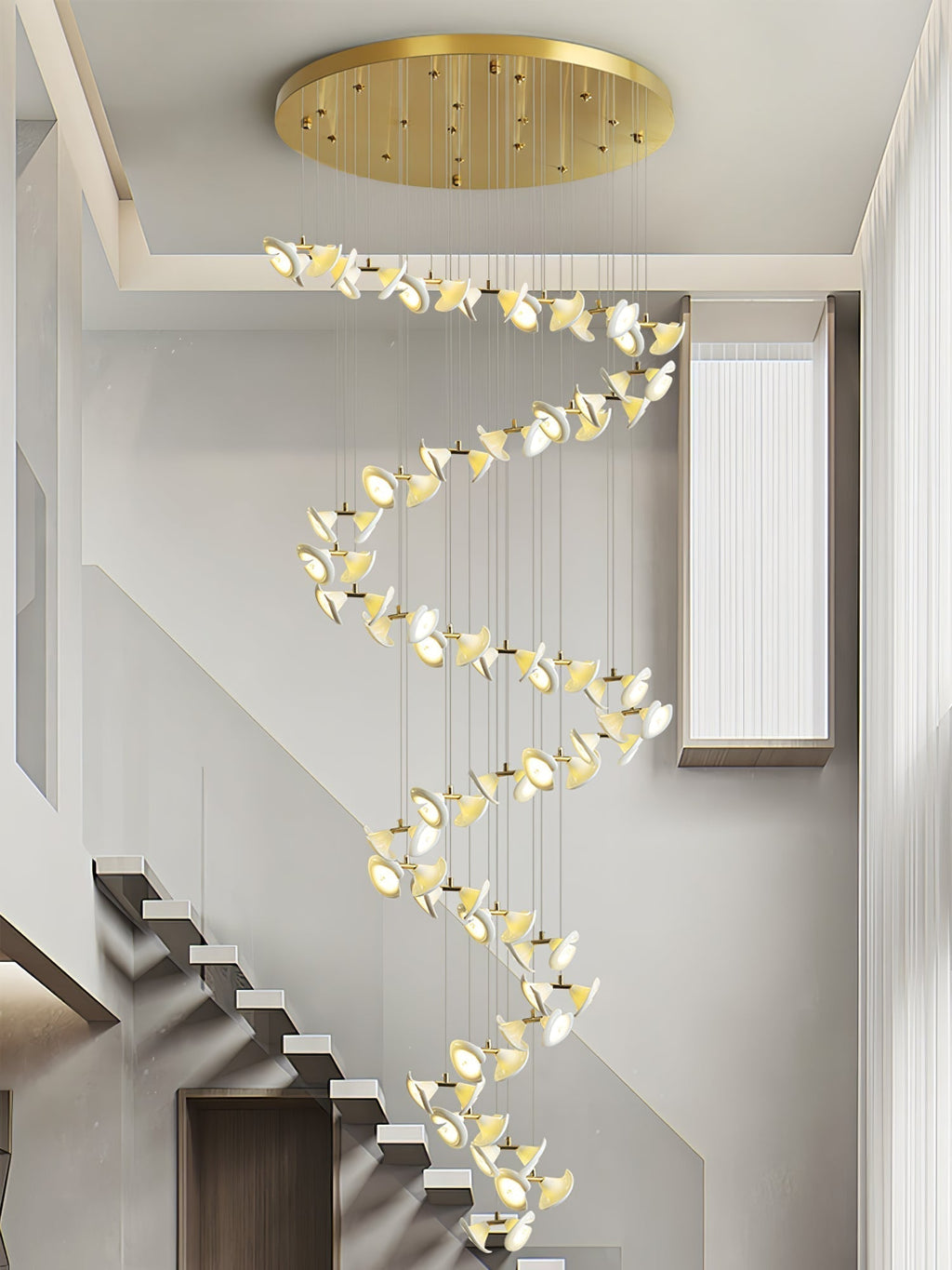 Ernoreth Chandelier en Céramique de Luxe - Neutralighting