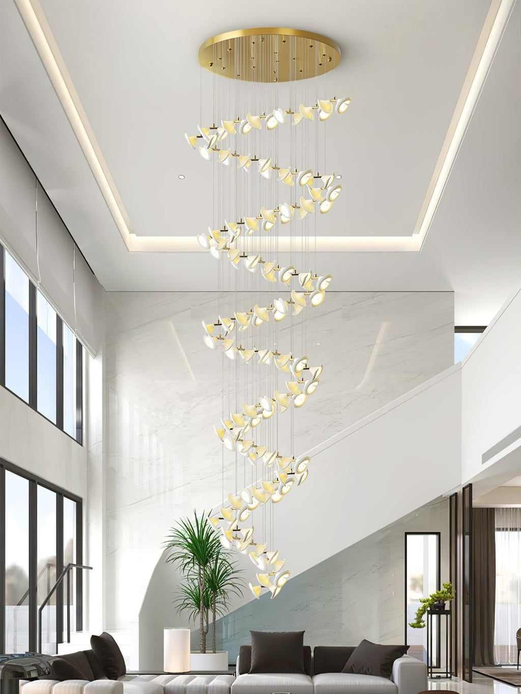Ernoreth Chandelier en Céramique de Luxe - Neutralighting