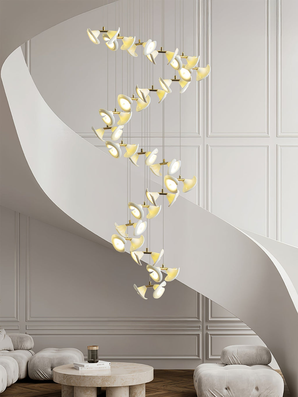 Ernoreth Chandelier en Céramique de Luxe - Neutralighting