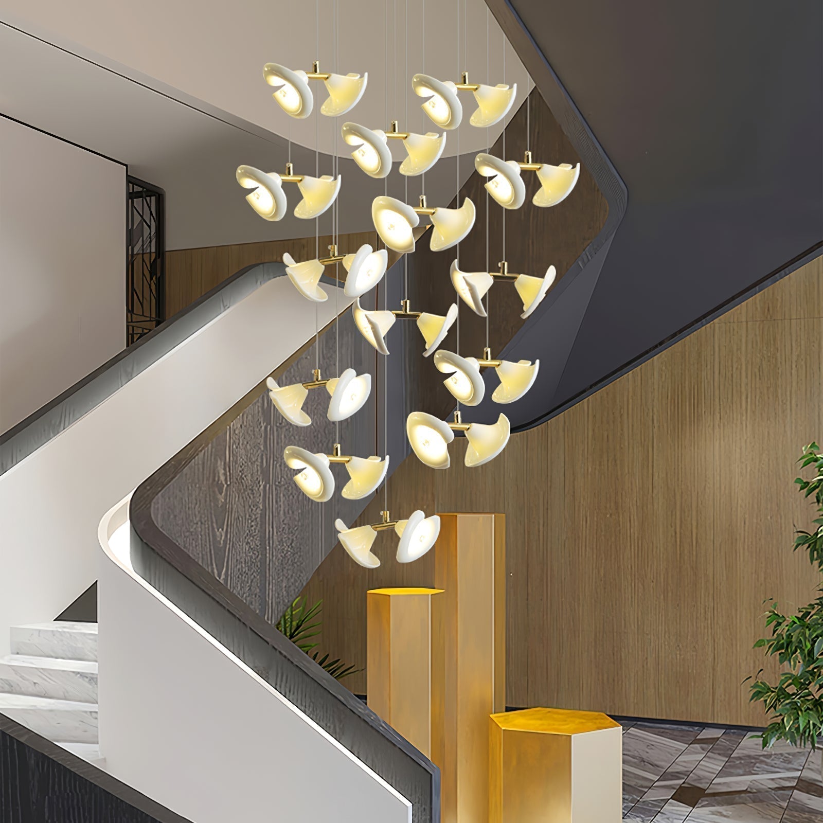 Ernoreth Chandelier en Céramique de Luxe - Neutralighting