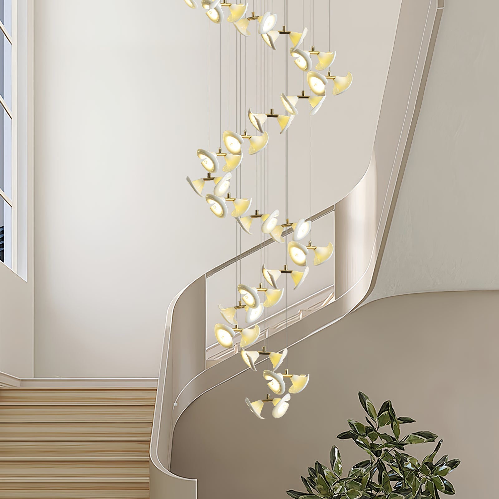 Ernoreth Chandelier en Céramique de Luxe - Neutralighting