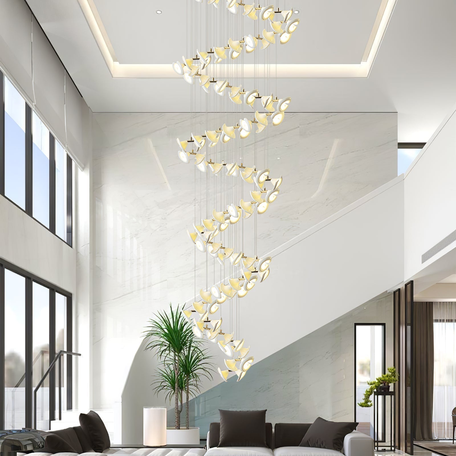 Ernoreth Chandelier en Céramique de Luxe - Neutralighting