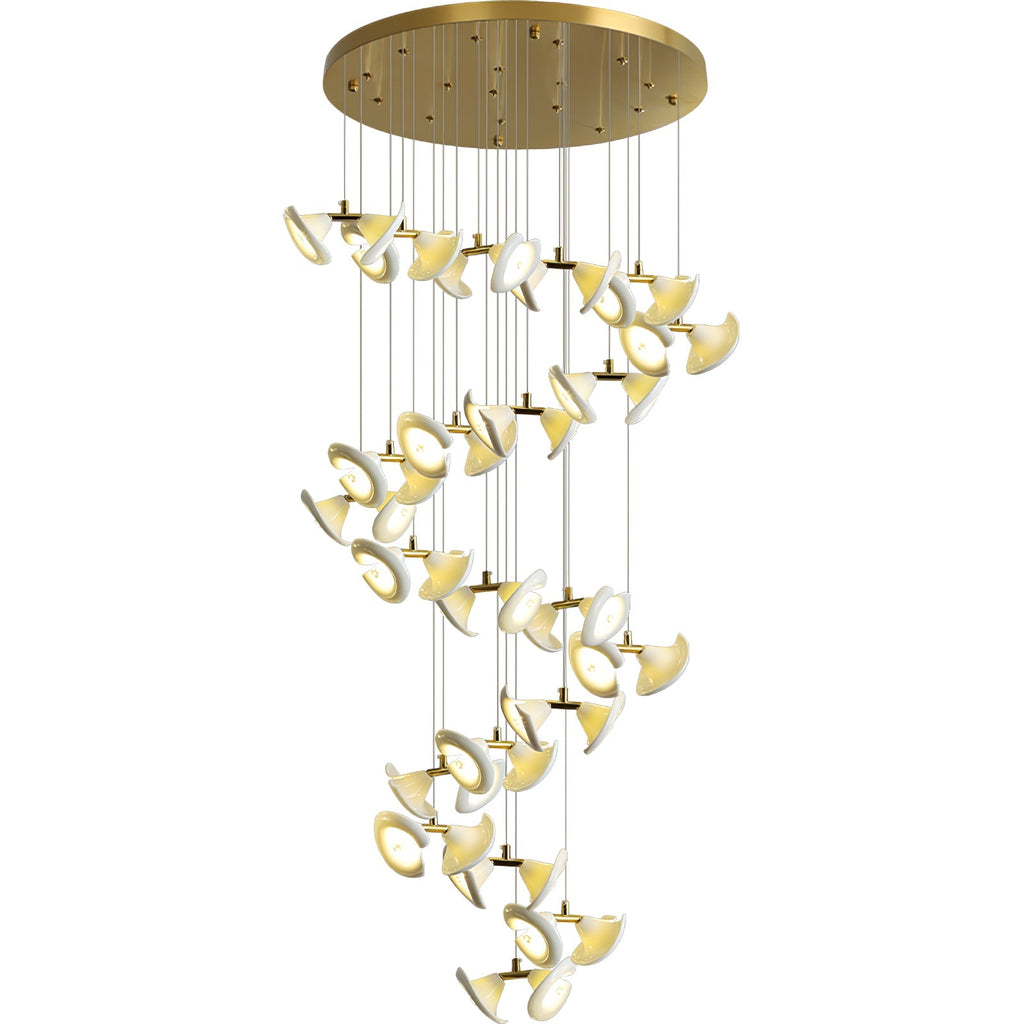 Ernoreth Chandelier en Céramique de Luxe - Neutralighting
