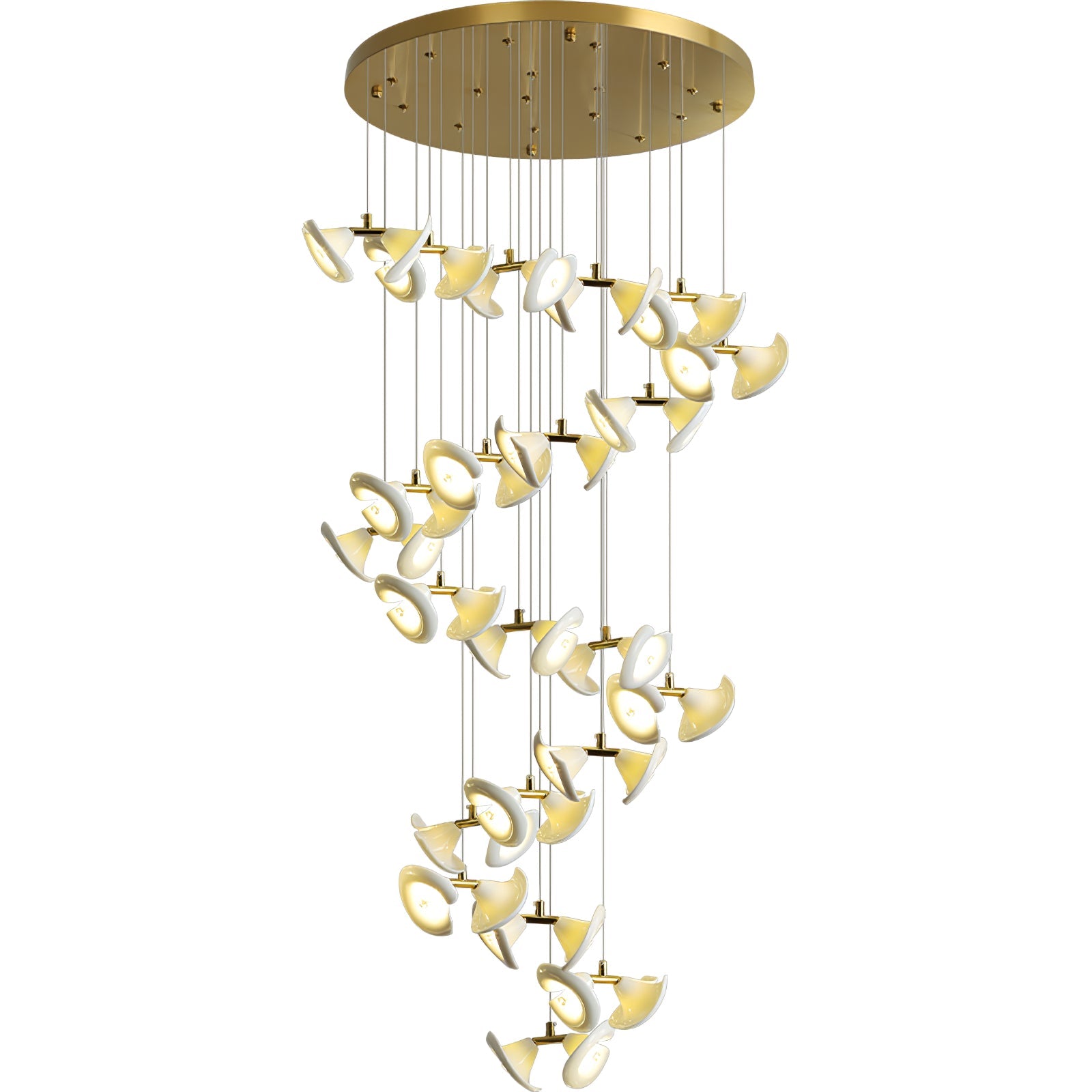 Ernoreth Chandelier en Céramique de Luxe - Neutralighting