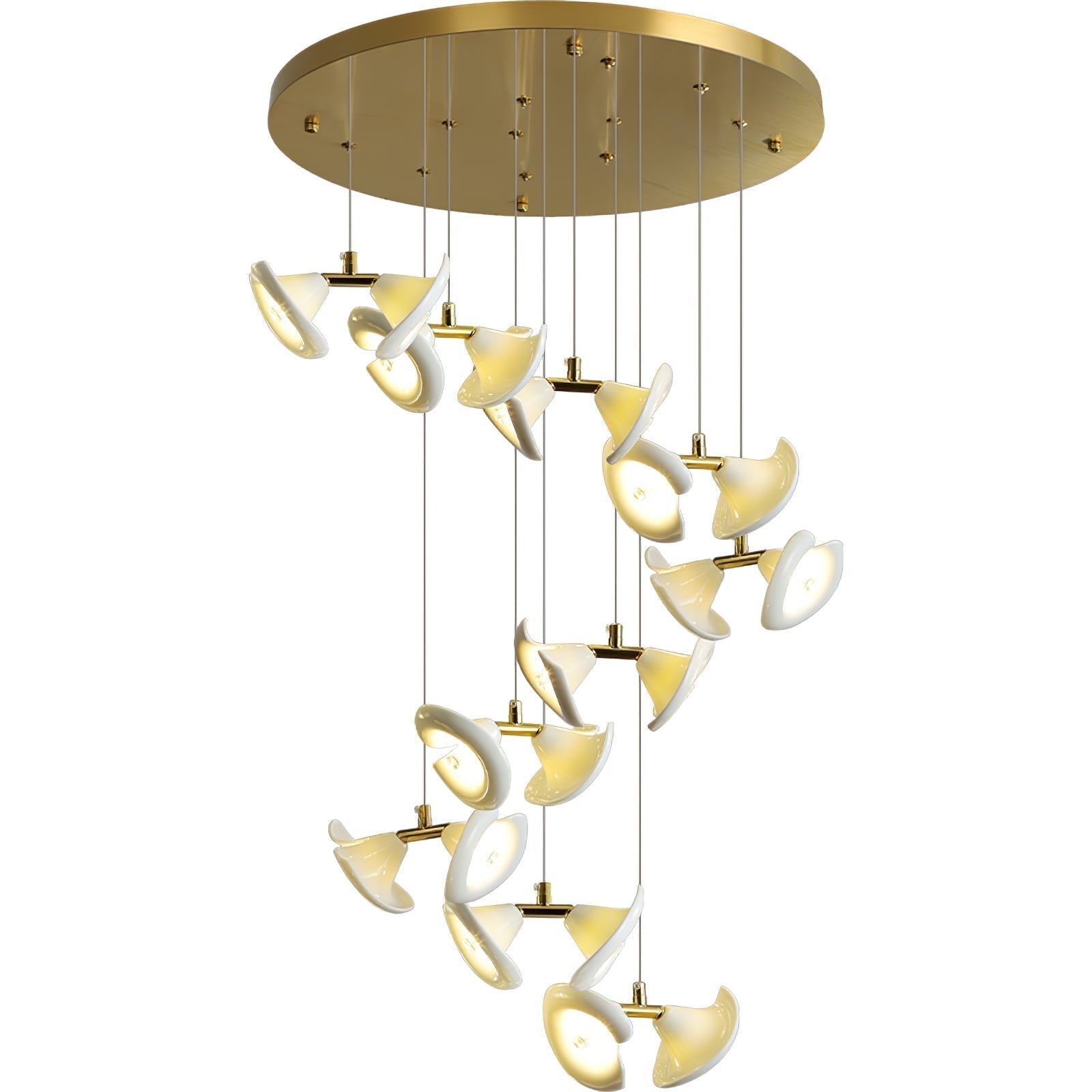 Ernoreth Chandelier en Céramique de Luxe - Neutralighting