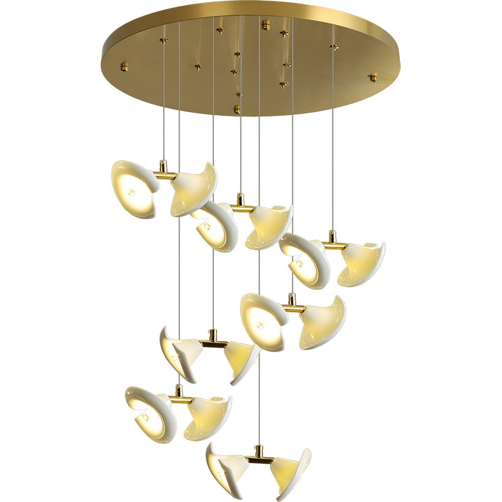 Ernoreth Chandelier en Céramique de Luxe - Neutralighting