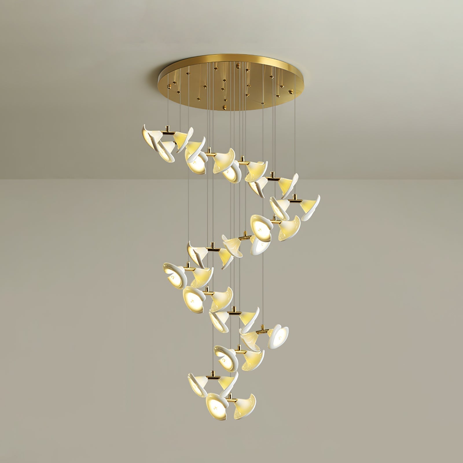 Ernoreth Chandelier en Céramique de Luxe - Neutralighting