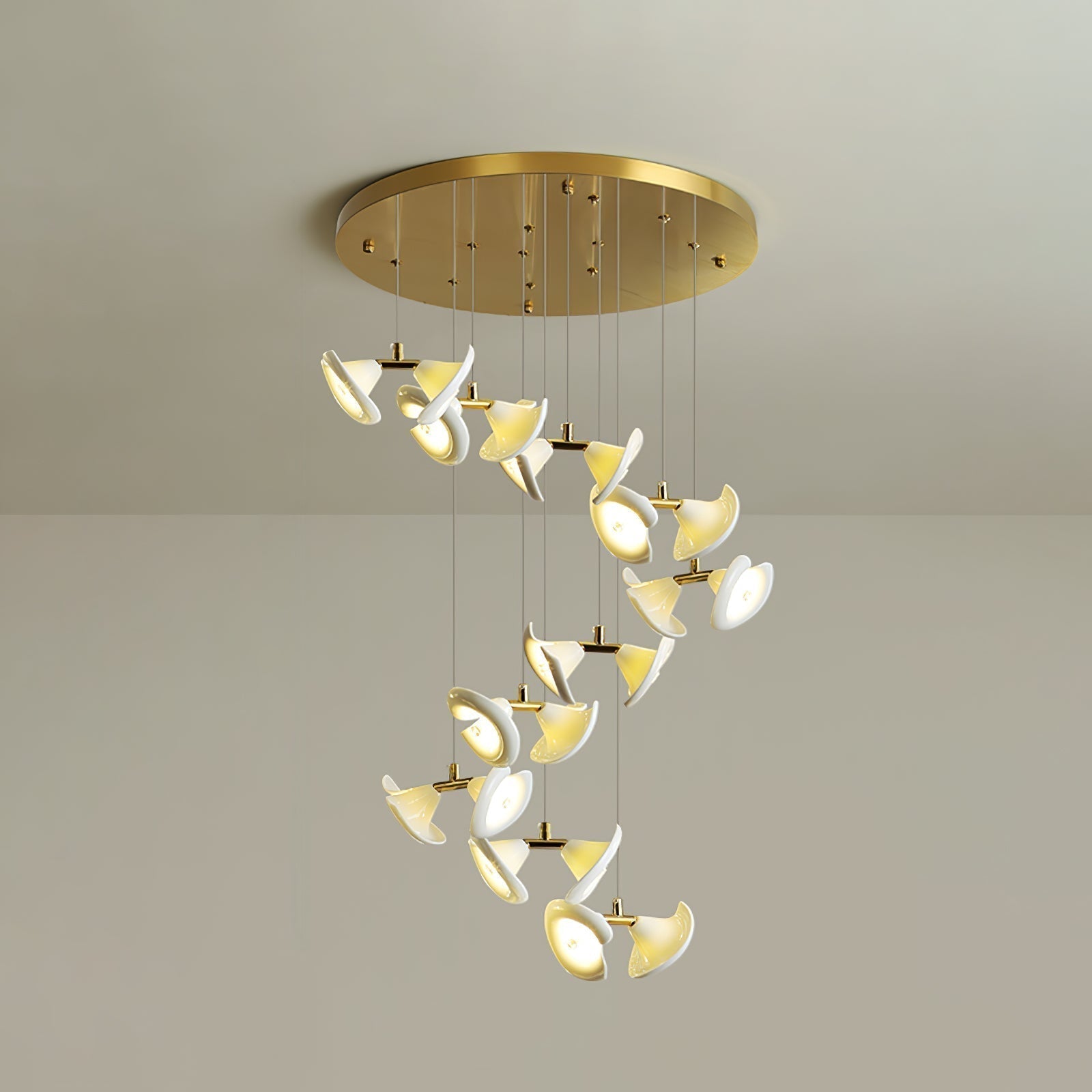 Ernoreth Chandelier en Céramique de Luxe - Neutralighting