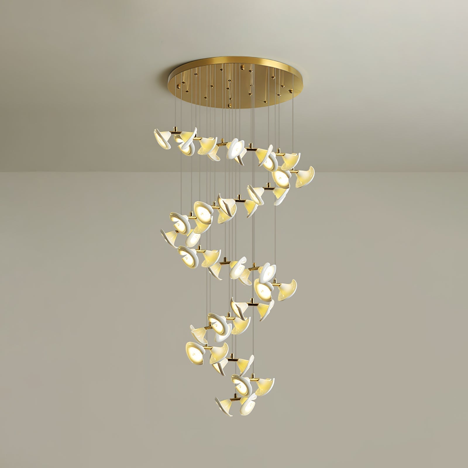 Ernoreth Chandelier en Céramique de Luxe - Neutralighting