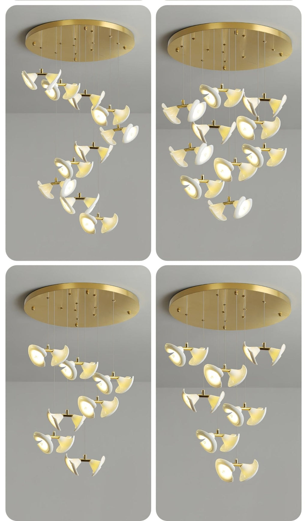 Ernoreth Chandelier en Céramique de Luxe - Neutralighting