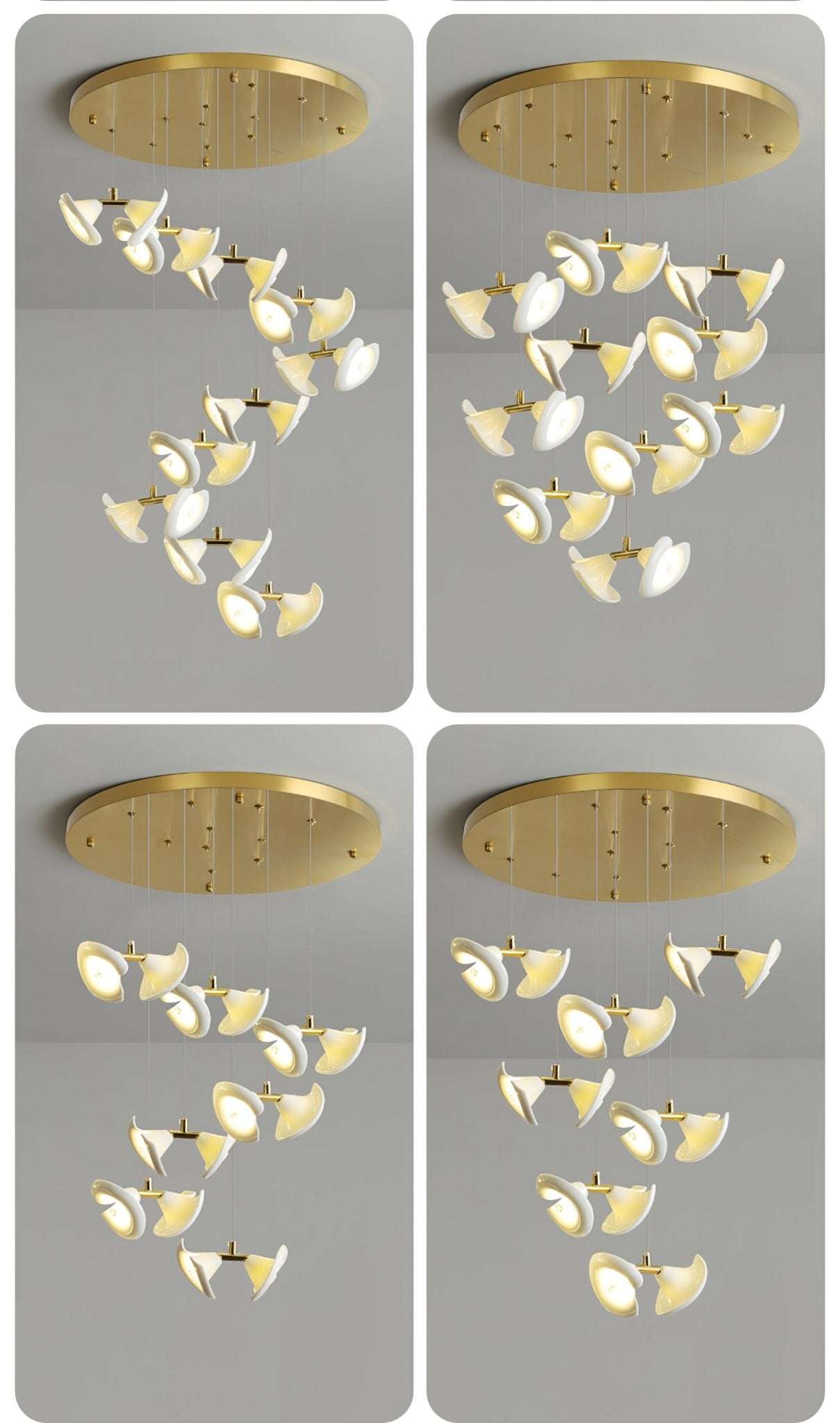Ernoreth Chandelier en Céramique de Luxe - Neutralighting